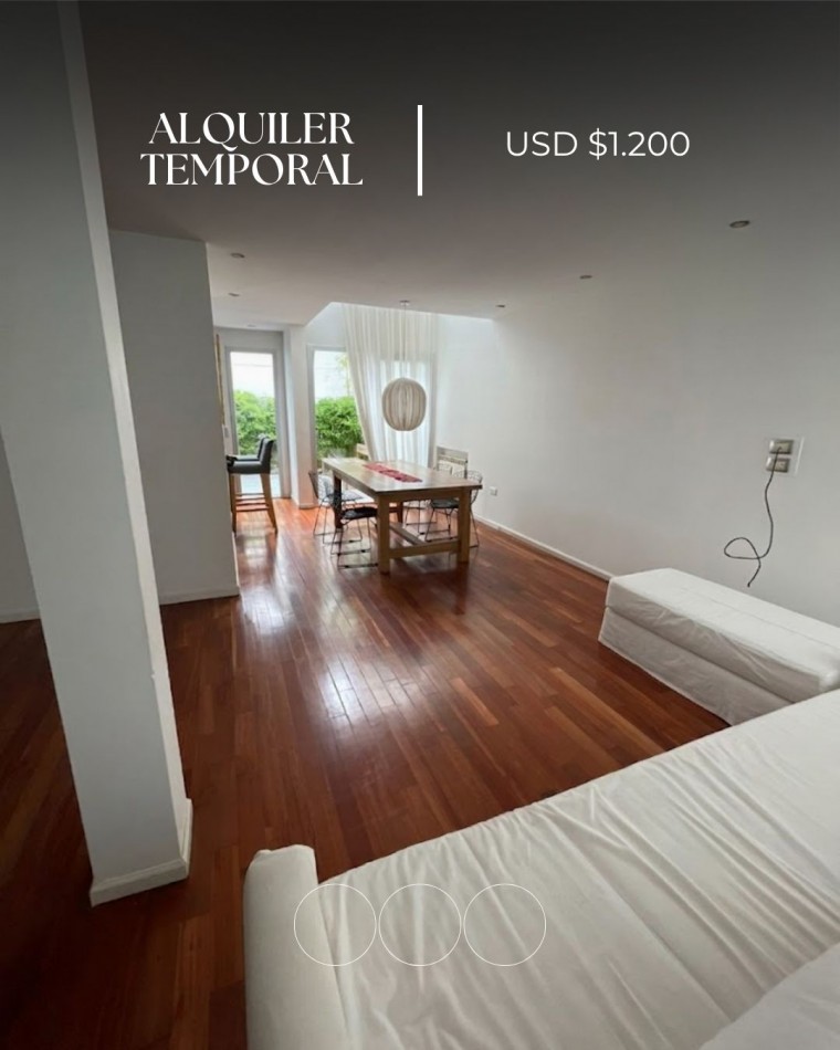 Alquiler temporal! Duplex 3 ambientes con patio con parrilla y cochera. Excelente zona Olavarria3115