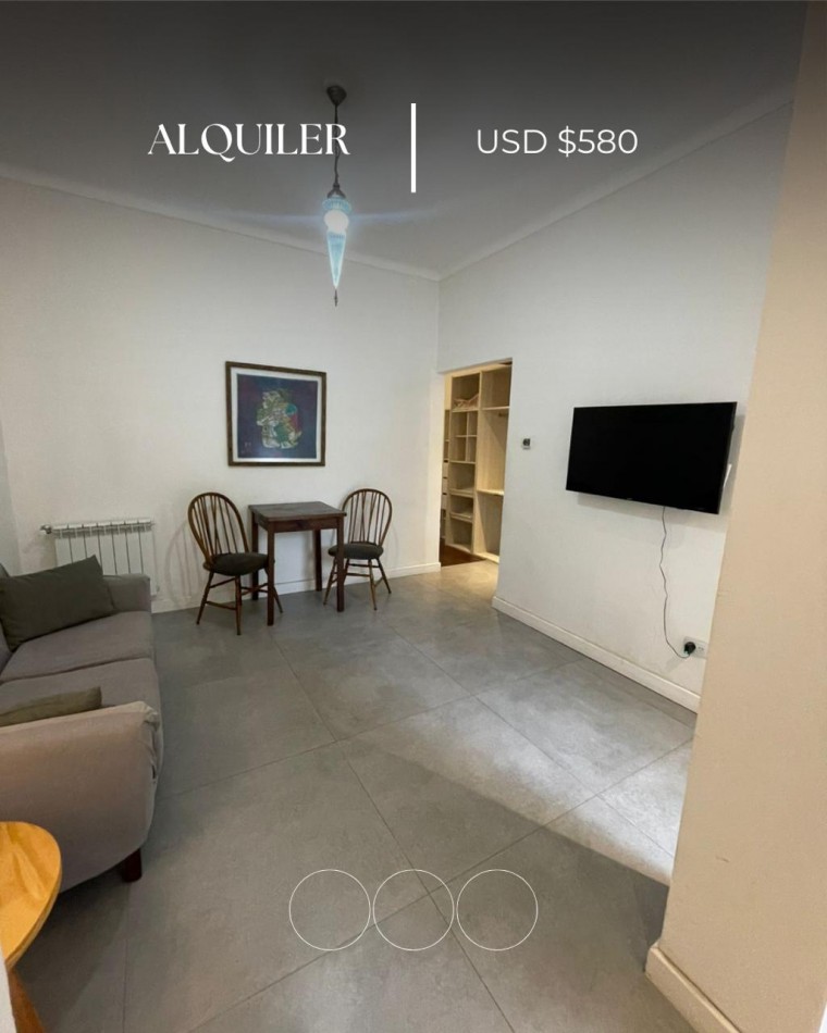 Alquiler temporal! Dos ambientases amplio en zona Guemes ideal para estudiantes.