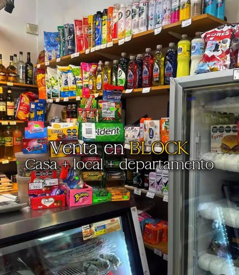 Venta en block! Casa + local + departamento dos ambientes + departamento un ambiente 