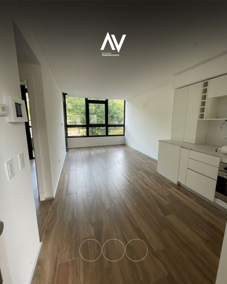 En Venta dos ambientes con balcon y parrilla. A estrenar!