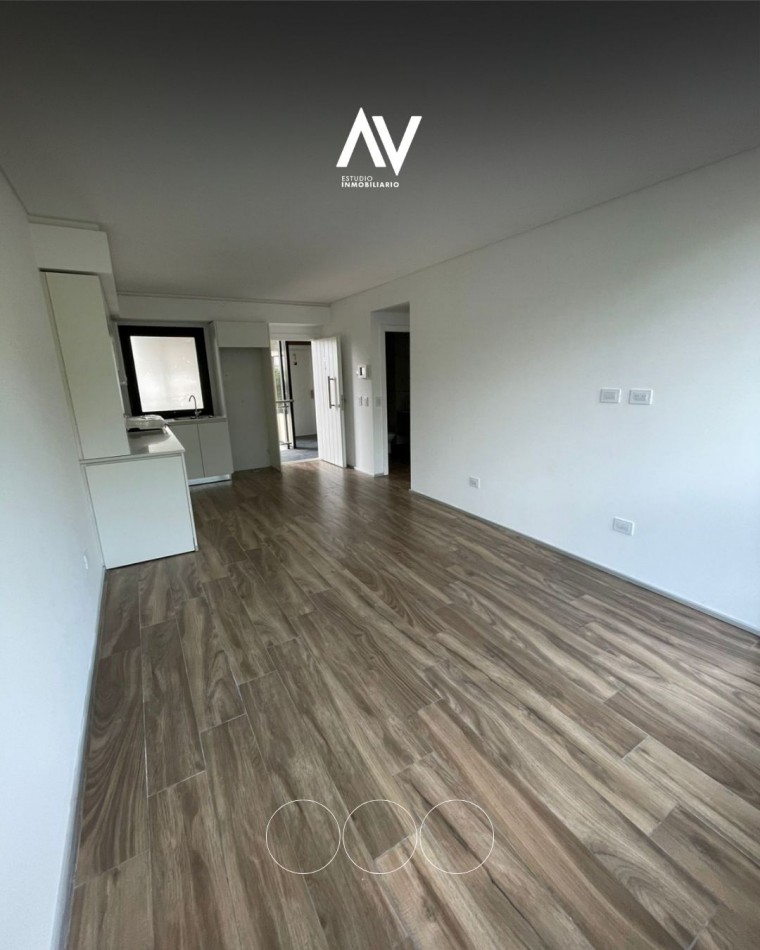 En Venta dos ambientes con balcon y parrilla. A estrenar!