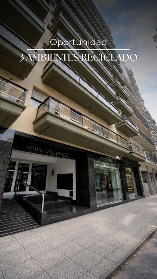 Tres ambientes reciclado 76m2 Buenos Aires al 2300