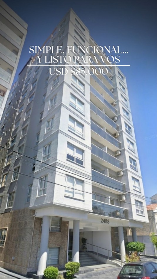 En venta! dos ambientes con balcon en Aristobulo del Valle 2400 