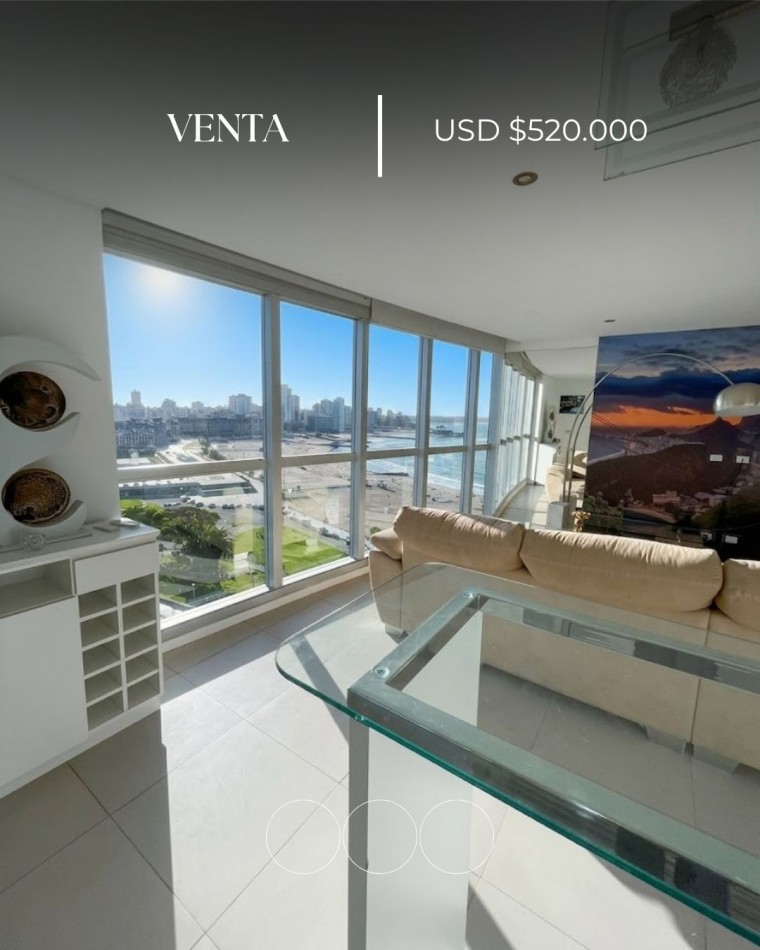 En venta! Semipiso 4 ambientes con doble cochera Guemes y la costa 
