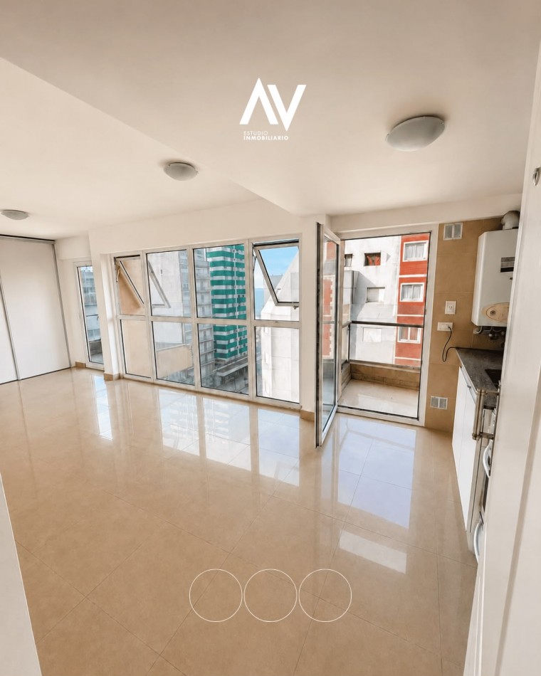  Monoabiente con vista al mar en venta Mar de Pata zona centro. Apto credito