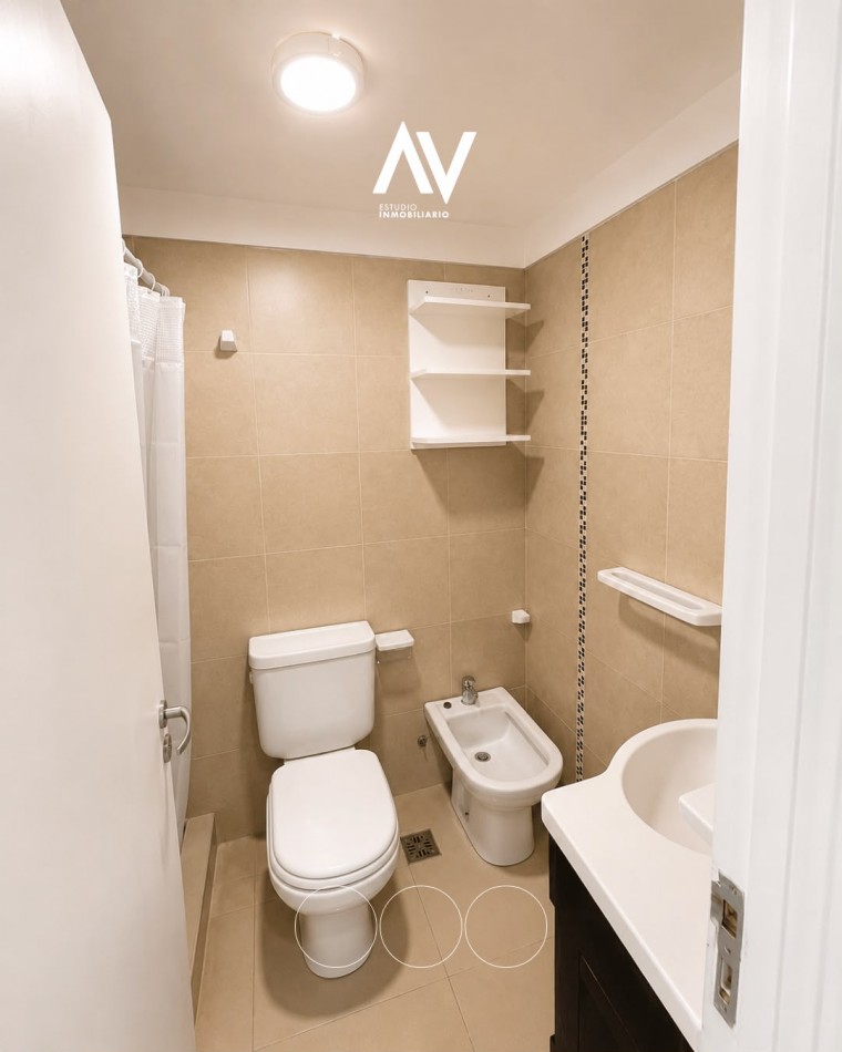  Monoabiente con vista al mar en venta Mar de Pata zona centro. Apto credito